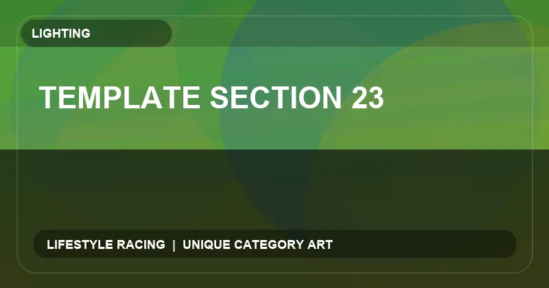 Template Section 23